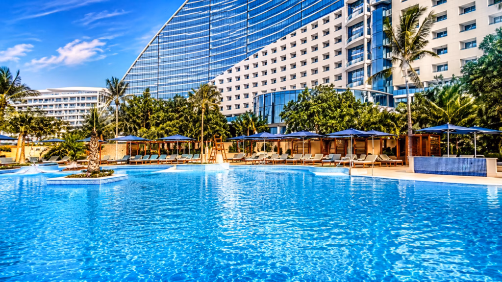 Jumeirah Beach Hotel Pool Area Jumeirah Beach Hotel Pool Area