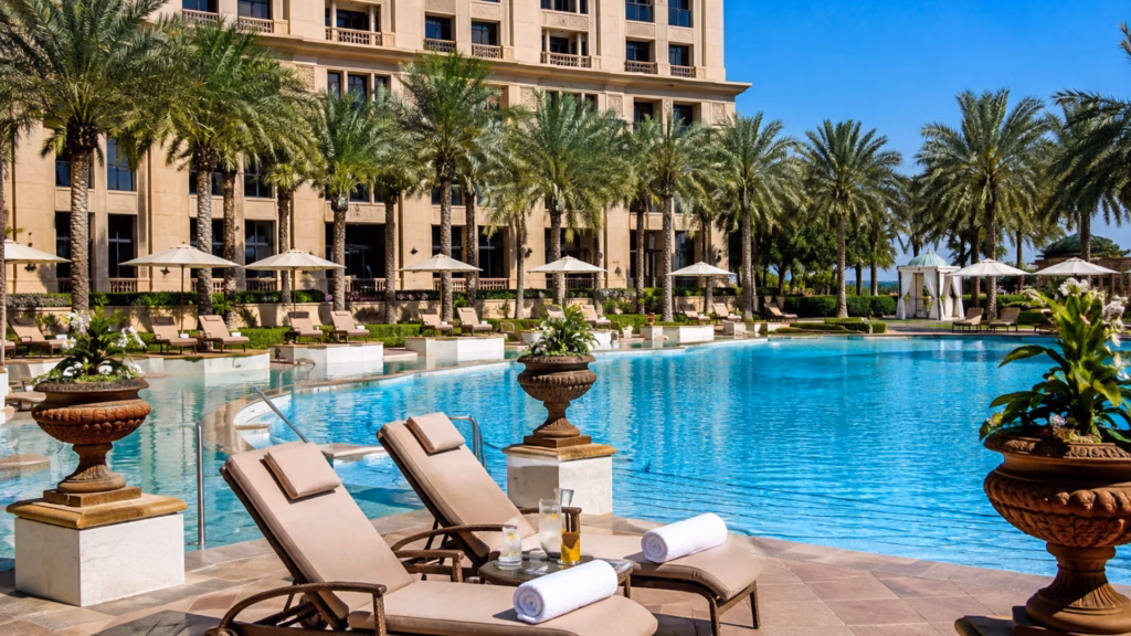 Palazzo Versace Dubai pool View Palazzo Versace Dubai pool View