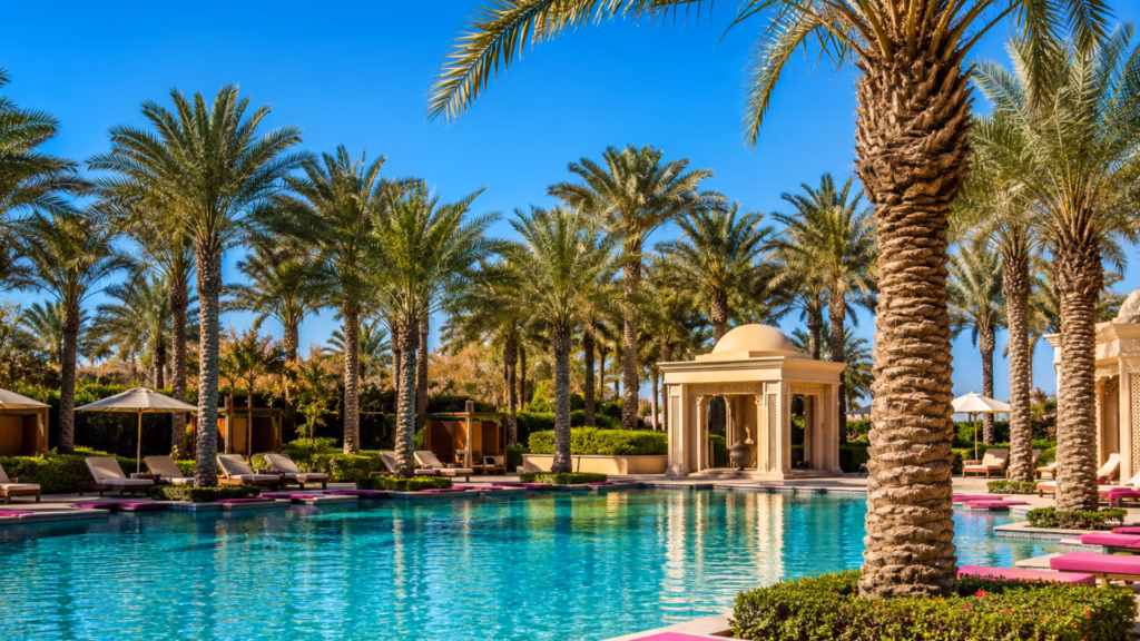 one & only royal mirage pool area